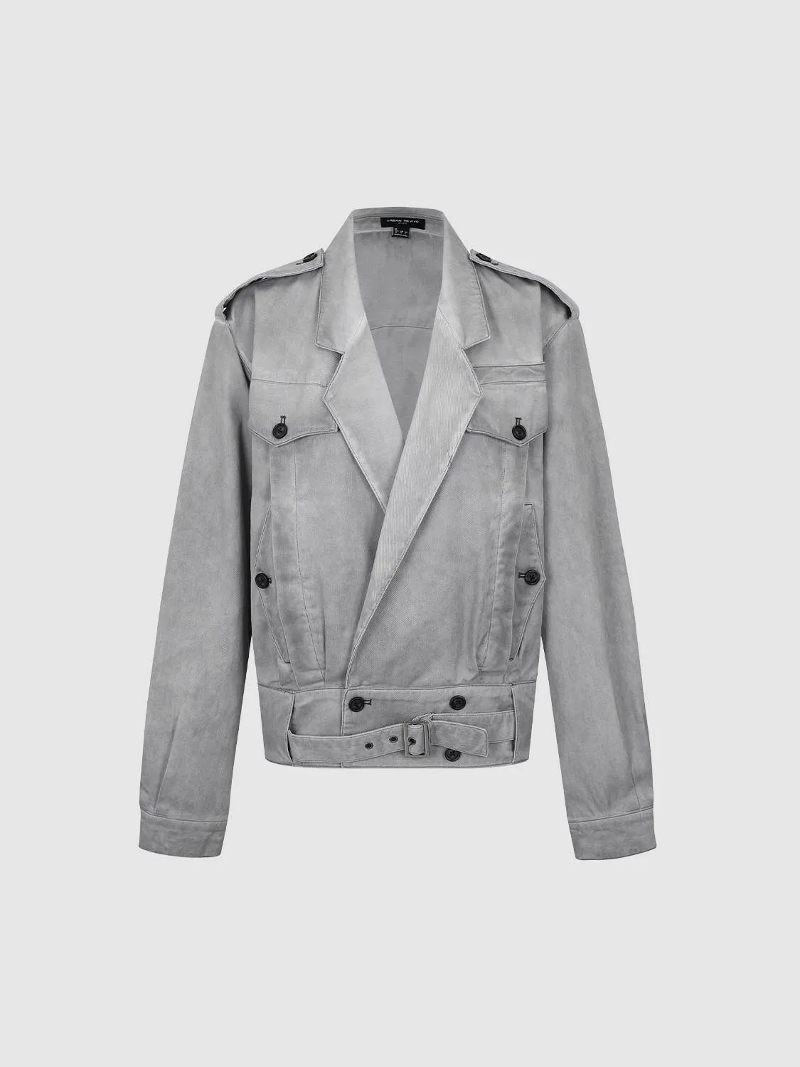 Notched Collar Jackets sold by Urban Revivo