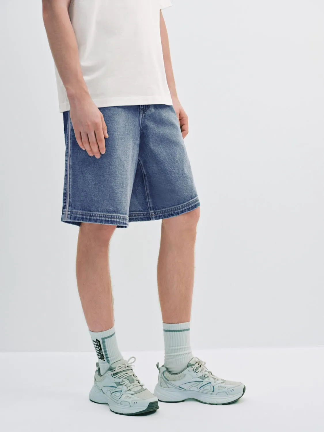 Denim Shorts sold by Urban Revivo product image thumbnail 3