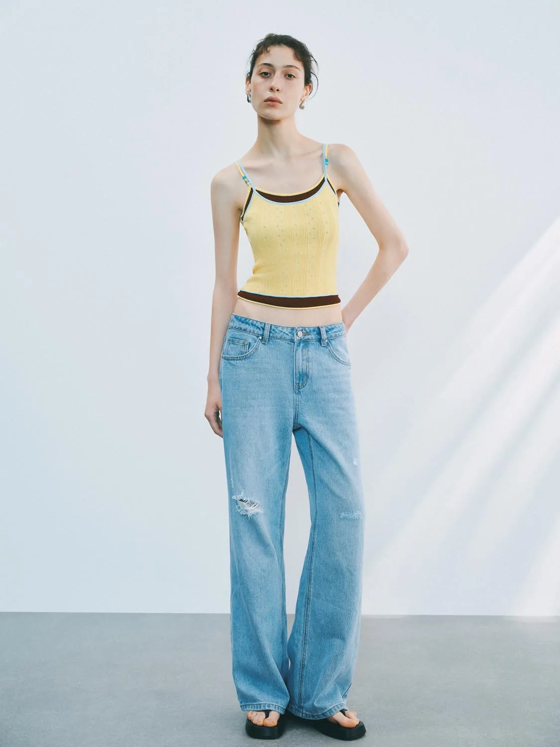 Knitted Cami Tops sold by Urban Revivo product image thumbnail 4