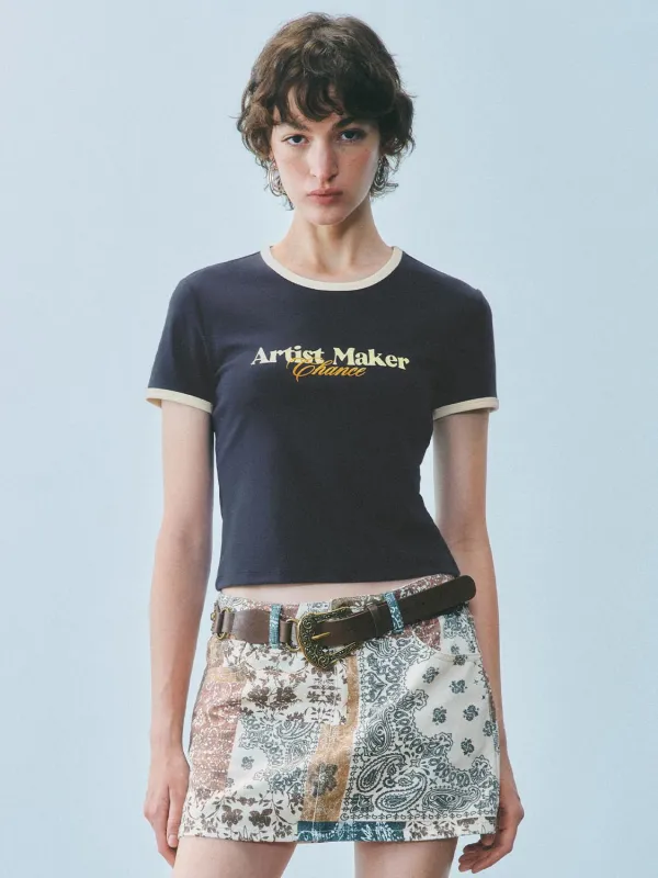 Short Sleeve Cropped T-Shirts sold by Urban Revivo