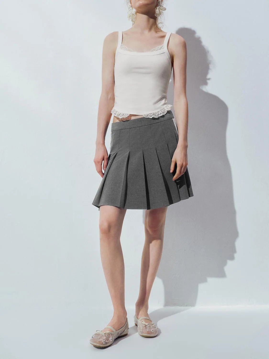 Pleated Mini Skirts sold by Urban Revivo product image thumbnail 2
