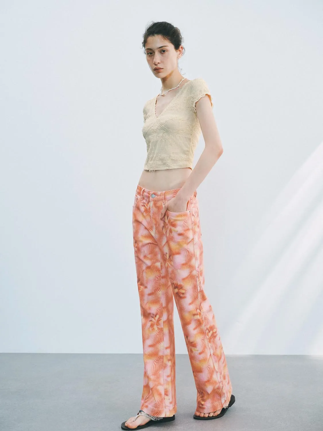 Cropped Lace Blouses sold by Urban Revivo product image thumbnail 4