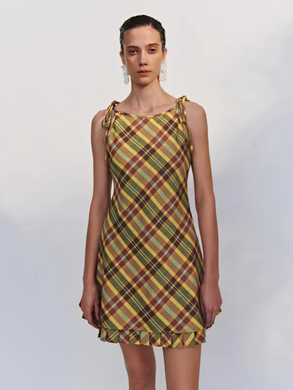 Tie Up Front Mini Dresses sold by Urban Revivo