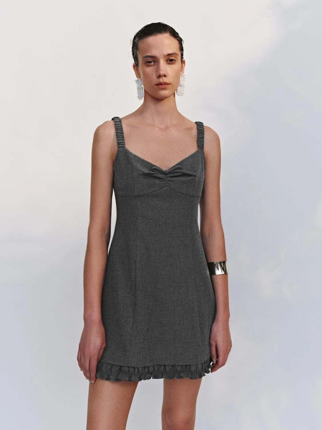 Lettuce Trim A-Line Mini Dresses sold by Urban Revivo