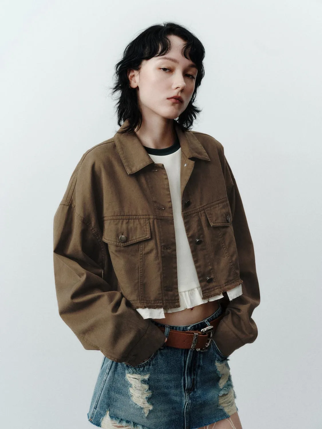 Cropped Jackets sold by Urban Revivo product image thumbnail 2