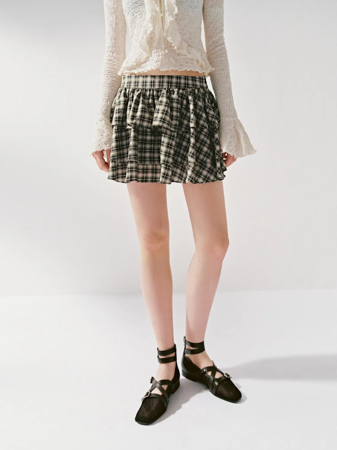Plaid Mini Skirts sold by Urban Revivo product image thumbnail 2