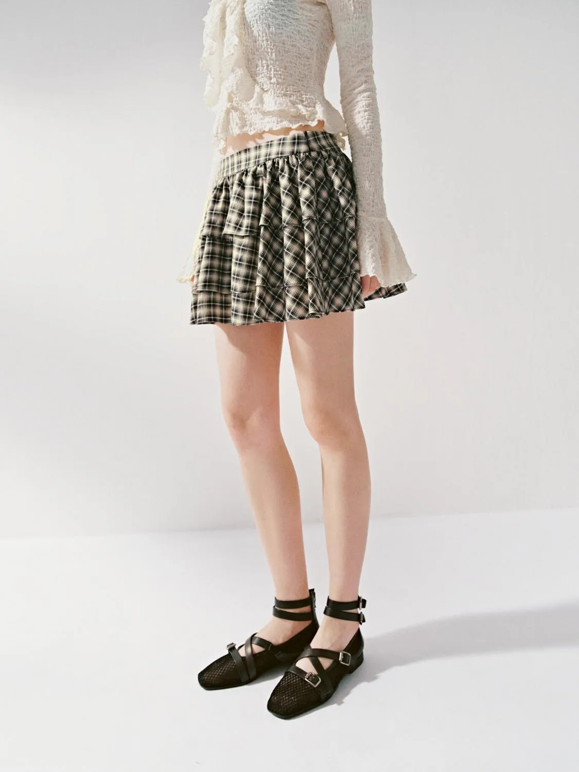 Plaid Mini Skirts sold by Urban Revivo product image thumbnail 3