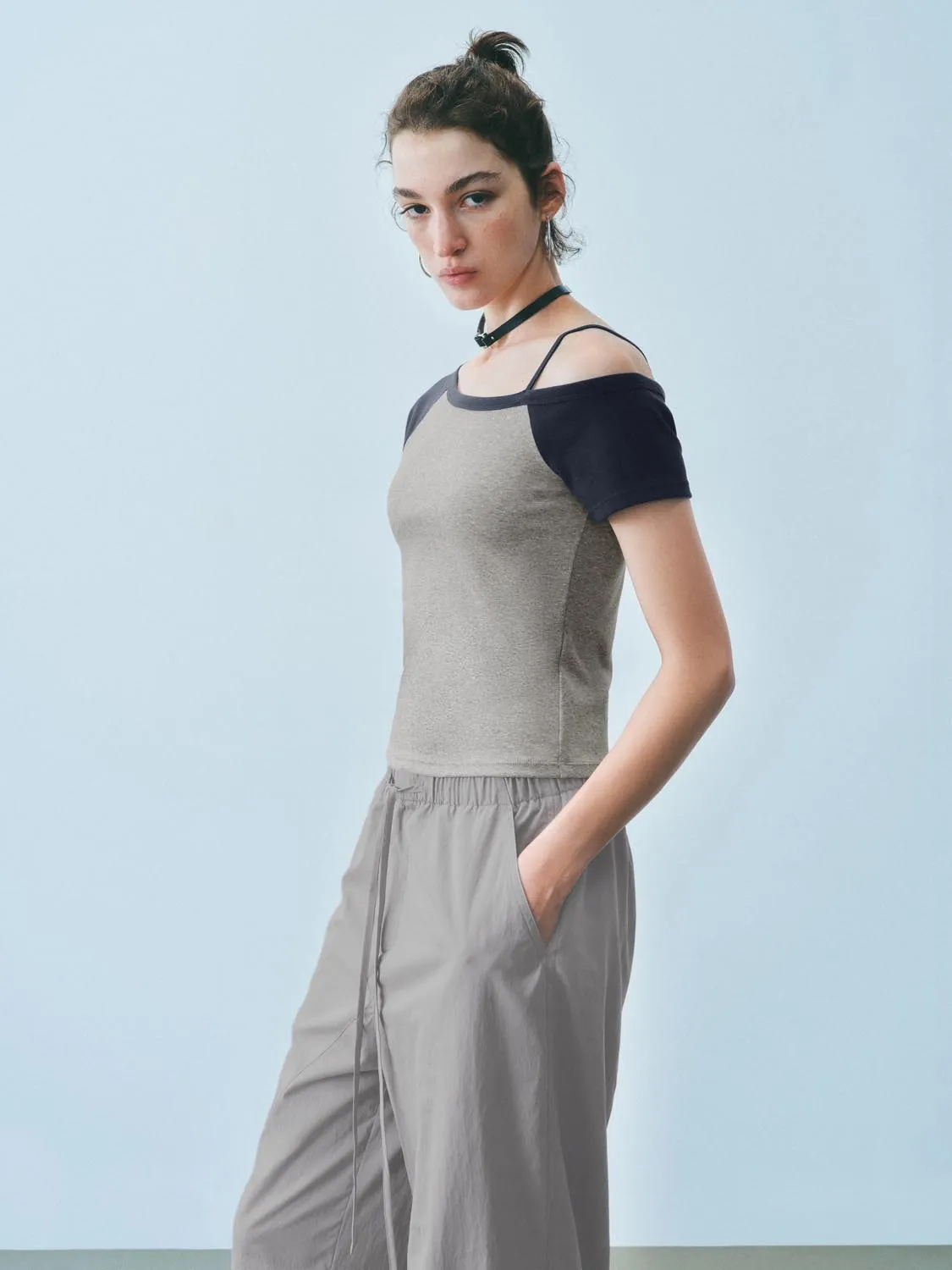 One Shoulder T-Shirts sold by Urban Revivo product image thumbnail 2