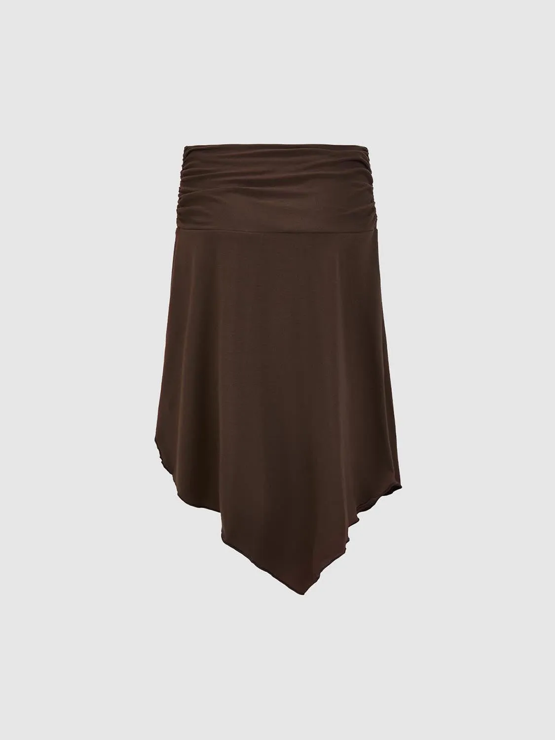 Ruched Waist A-Line Skirts sold by Urban Revivo product image thumbnail 2