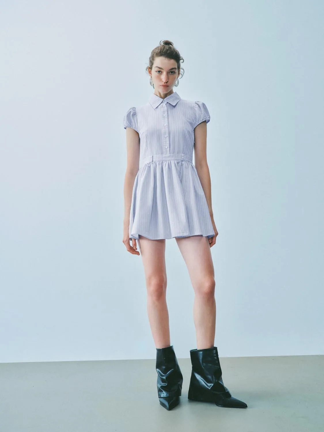 Puff Sleeve Mini Dresses sold by Urban Revivo product image thumbnail 4