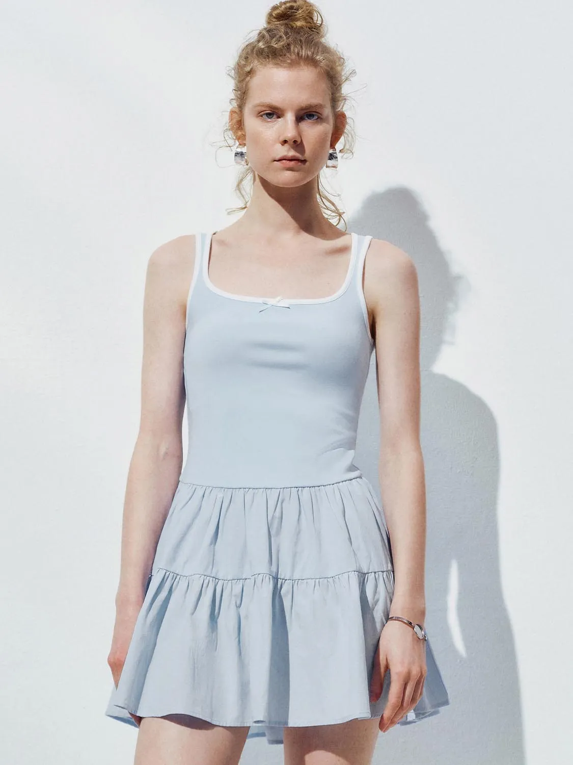 Sleeveless Ruffle A-Line Dresses sold by Urban Revivo