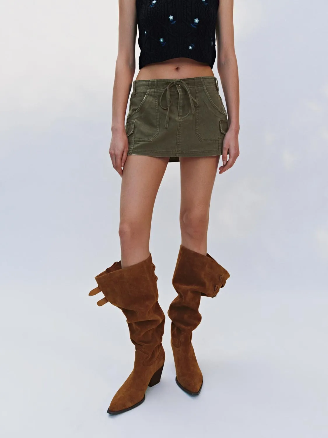 Flap Pocket Mini Skirts sold by Urban Revivo product image thumbnail 2