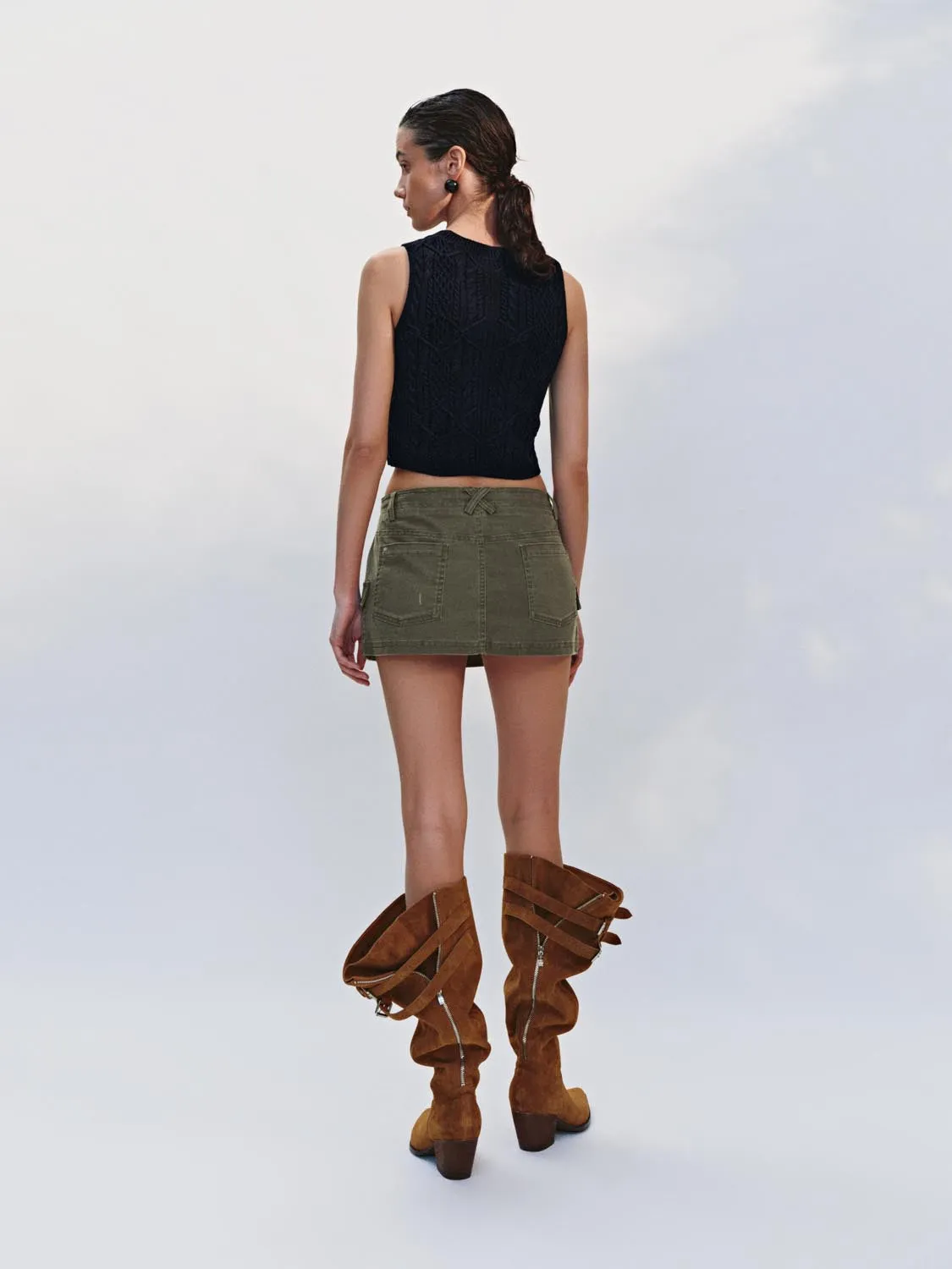 Flap Pocket Mini Skirts sold by Urban Revivo product image thumbnail 4