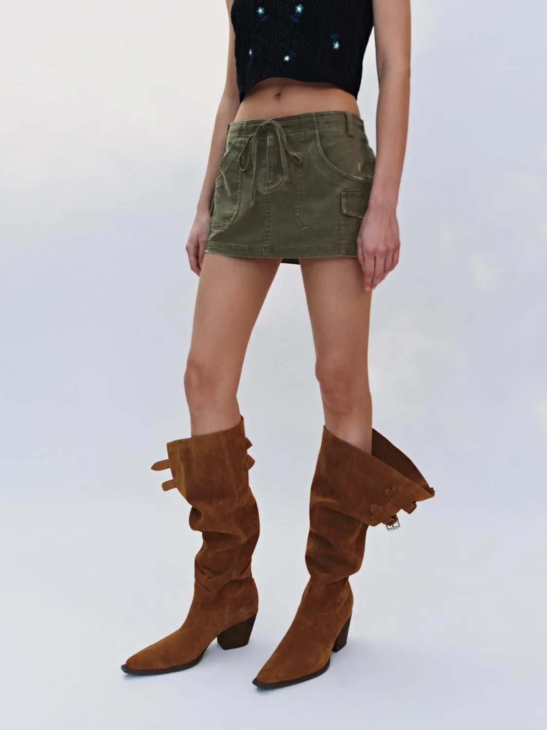 Flap Pocket Mini Skirts sold by Urban Revivo product image thumbnail 3