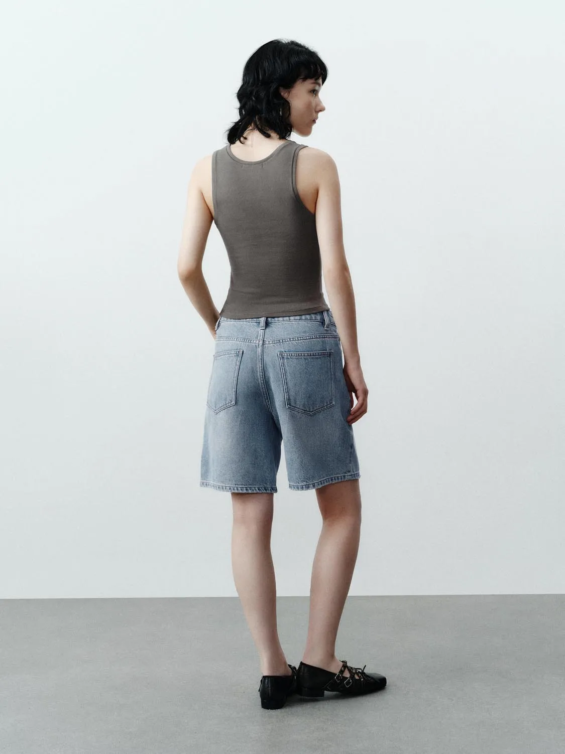 Vogue Denim Shorts sold by Urban Revivo product image thumbnail 4