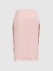 Lace Trim Straight Skirts sold by Urban Revivo