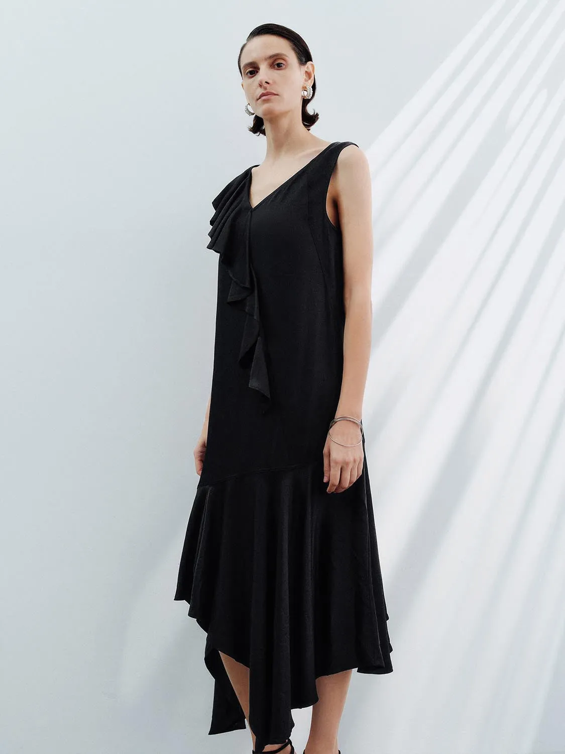 Irregular Hem A-Line Dresses sold by Urban Revivo product image thumbnail 4