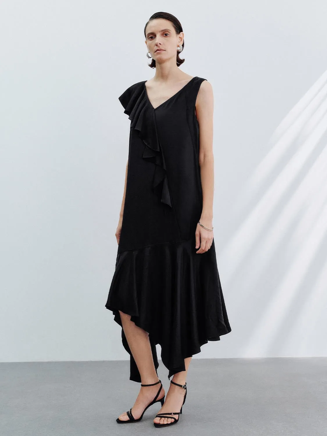 Irregular Hem A-Line Dresses sold by Urban Revivo