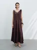 V-Neck Sleeveless A-Line Maxi Dresses sold by Urban Revivo
