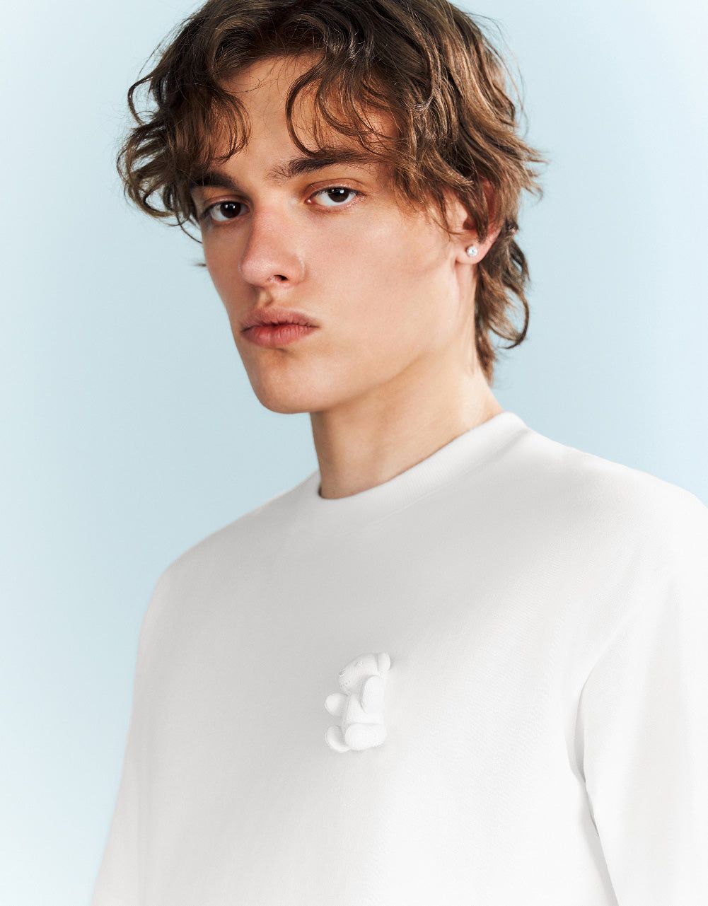 Bear Detail Crew Neck T-Shirt sold by Urban Revivo product image thumbnail 4