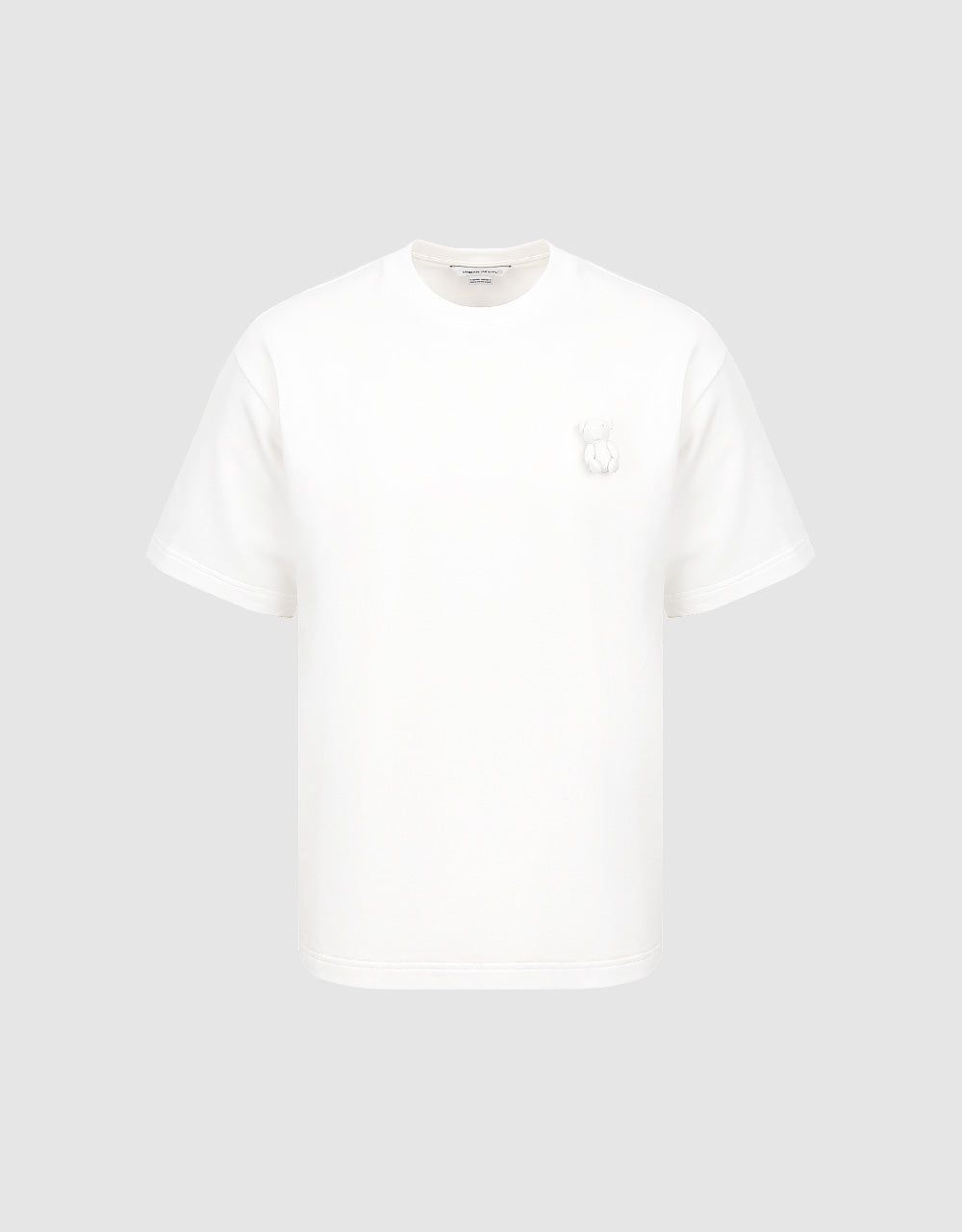 Bear Detail Crew Neck T-Shirt sold by Urban Revivo product image thumbnail 5