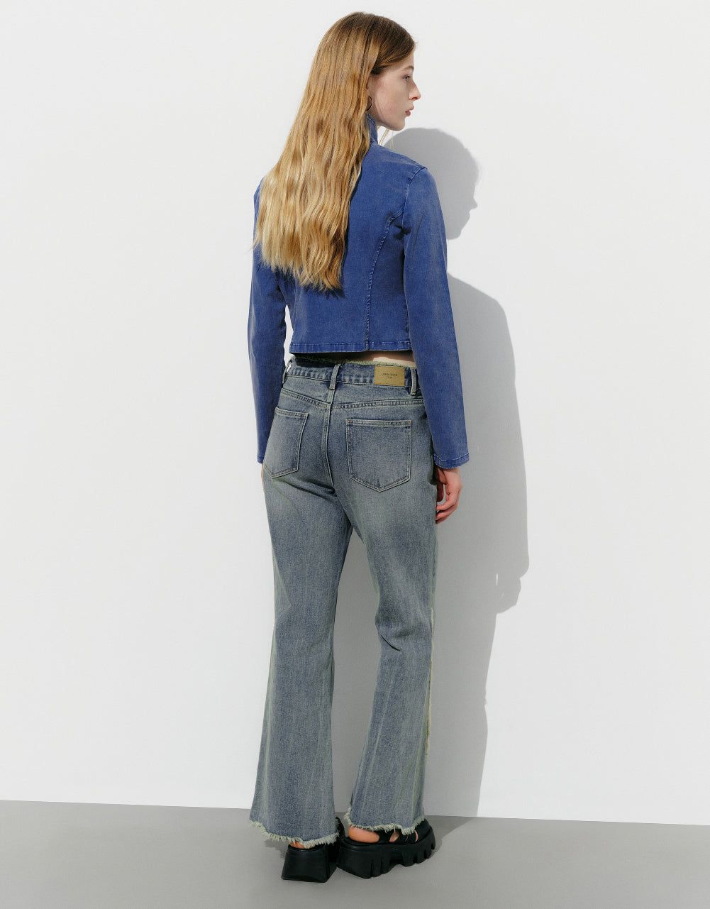 Zipper Front Skinny Shirt sold by Urban Revivo product image thumbnail 4