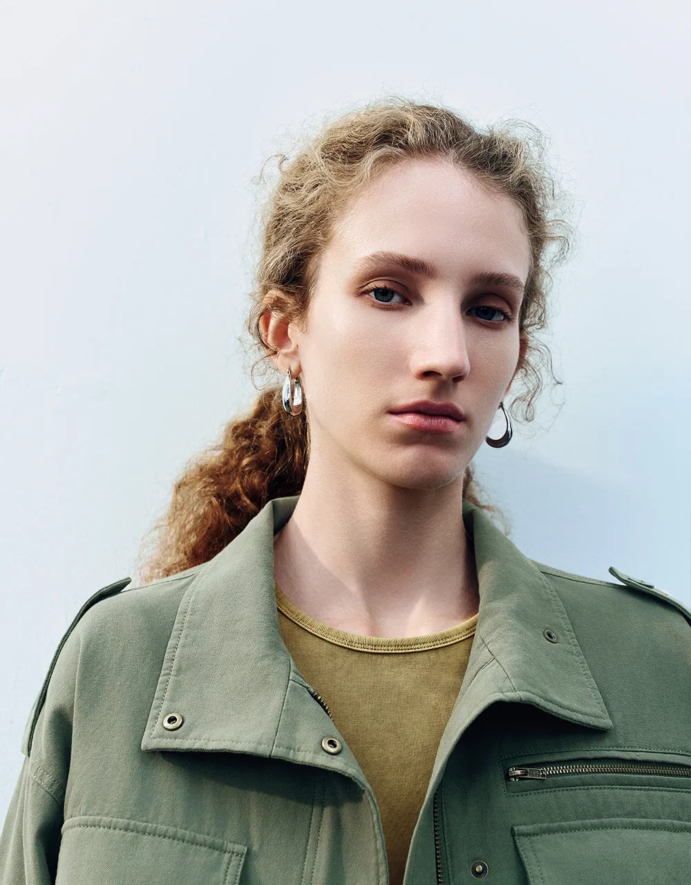 Zipper Front Straight Jacket sold by Urban Revivo product image thumbnail 4