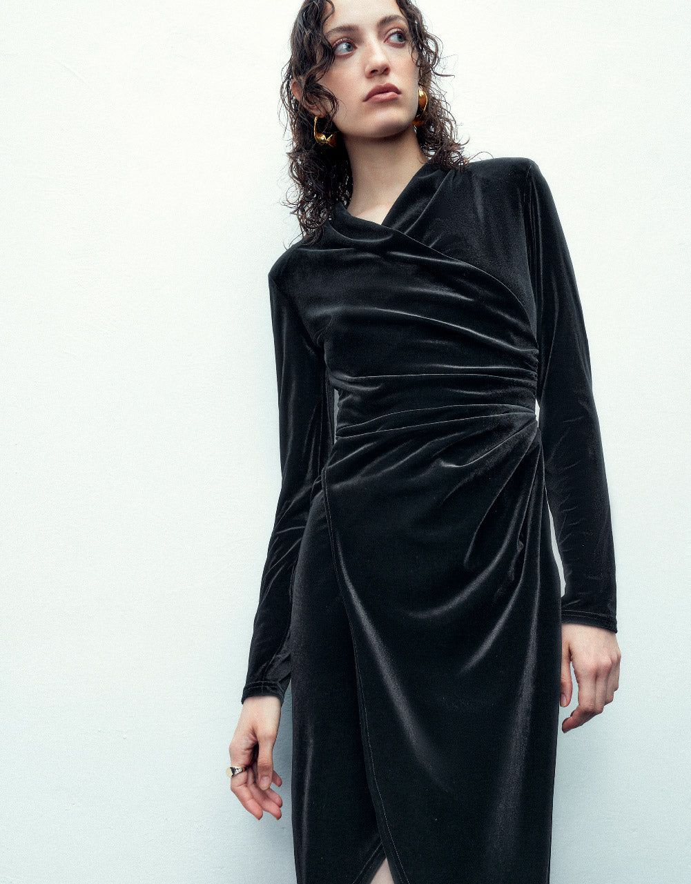 Surplice Neck Skinny Dress sold by Urban Revivo product image thumbnail 3