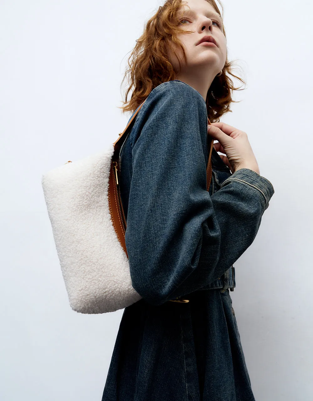 A-Line Denim Dress sold by Urban Revivo product image thumbnail 3