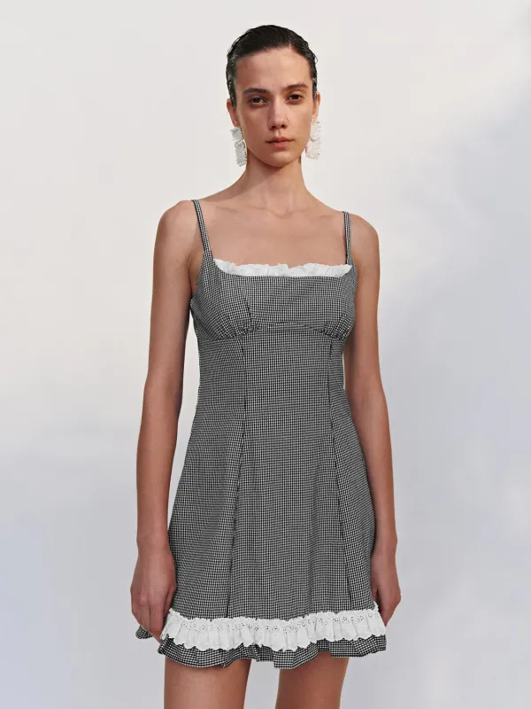 Striped Ruffle Hem Cami Dresses sold by Urban Revivo