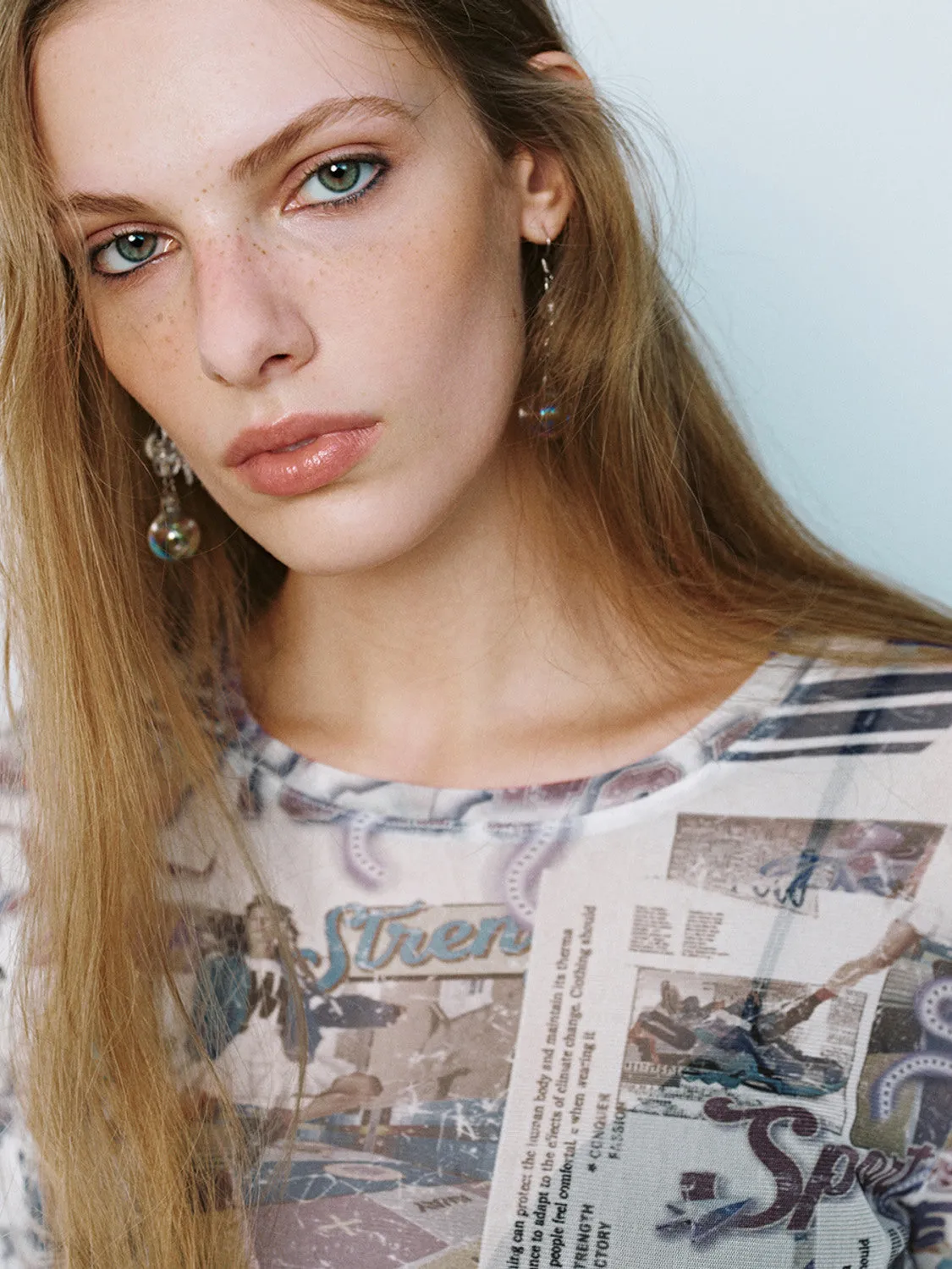 Skinny Mesh T-Shirts sold by Urban Revivo product image thumbnail 5
