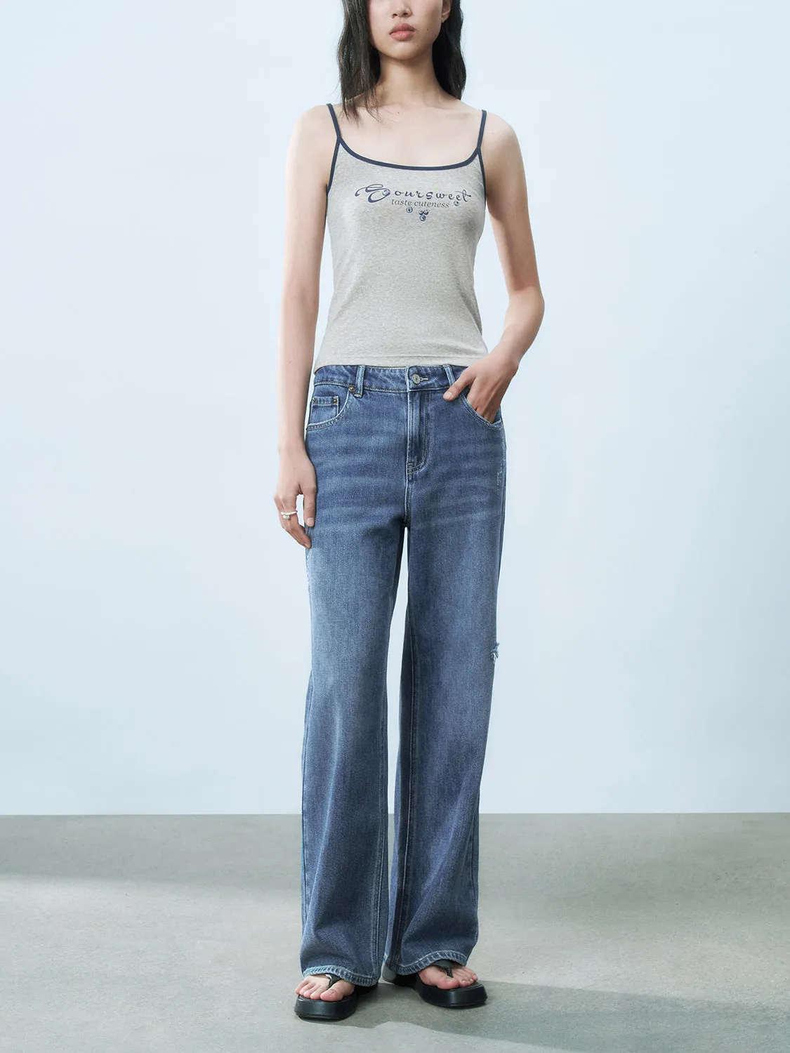 Skinny Cami Tops sold by Urban Revivo product image thumbnail 4
