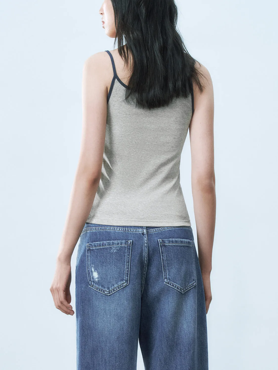 Skinny Cami Tops sold by Urban Revivo product image thumbnail 2