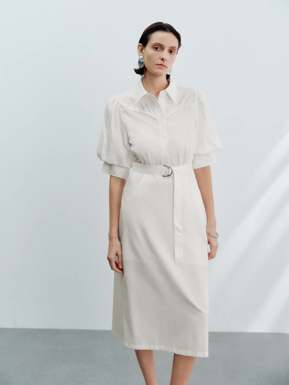 Short Sleeve Skater Dresses sold by Urban Revivo product image thumbnail 5