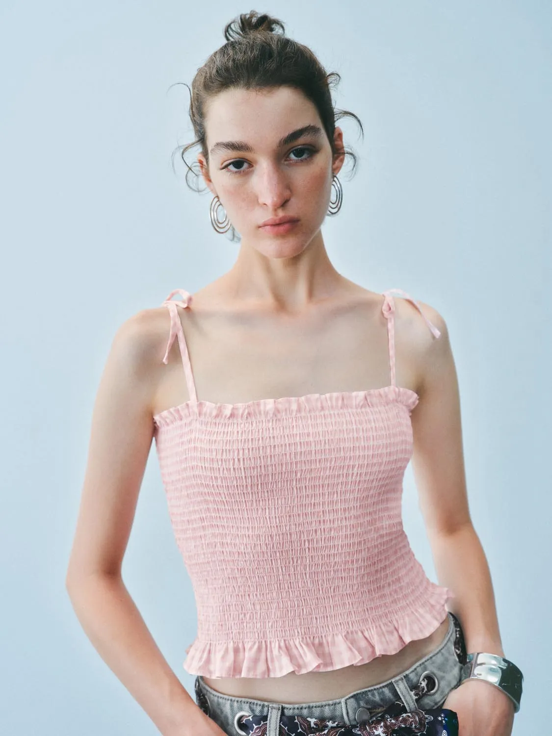 Shirred Strap Tops sold by Urban Revivo product image thumbnail 3