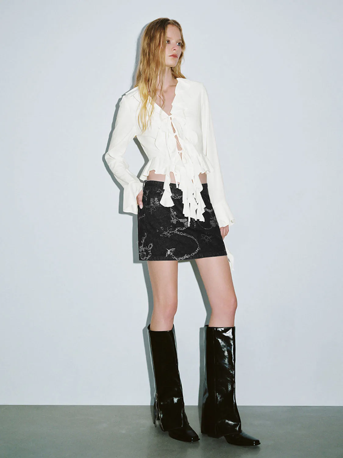 Mini Denim Skirts sold by Urban Revivo product image thumbnail 5