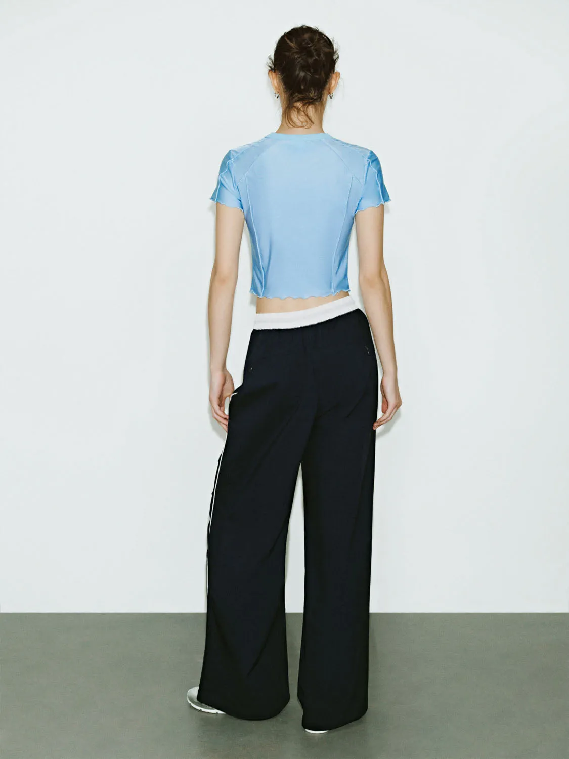 Loose Wide-Leg Pants sold by Urban Revivo product image thumbnail 4