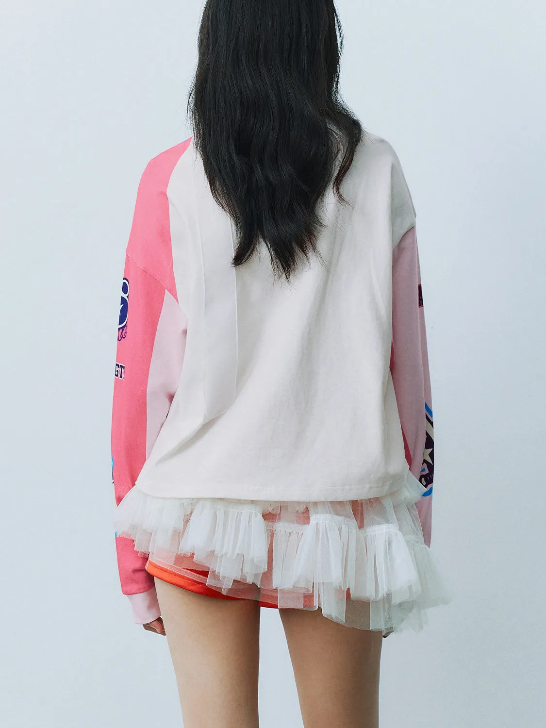 Loose Long Sleeve T-Shirts sold by Urban Revivo product image thumbnail 3