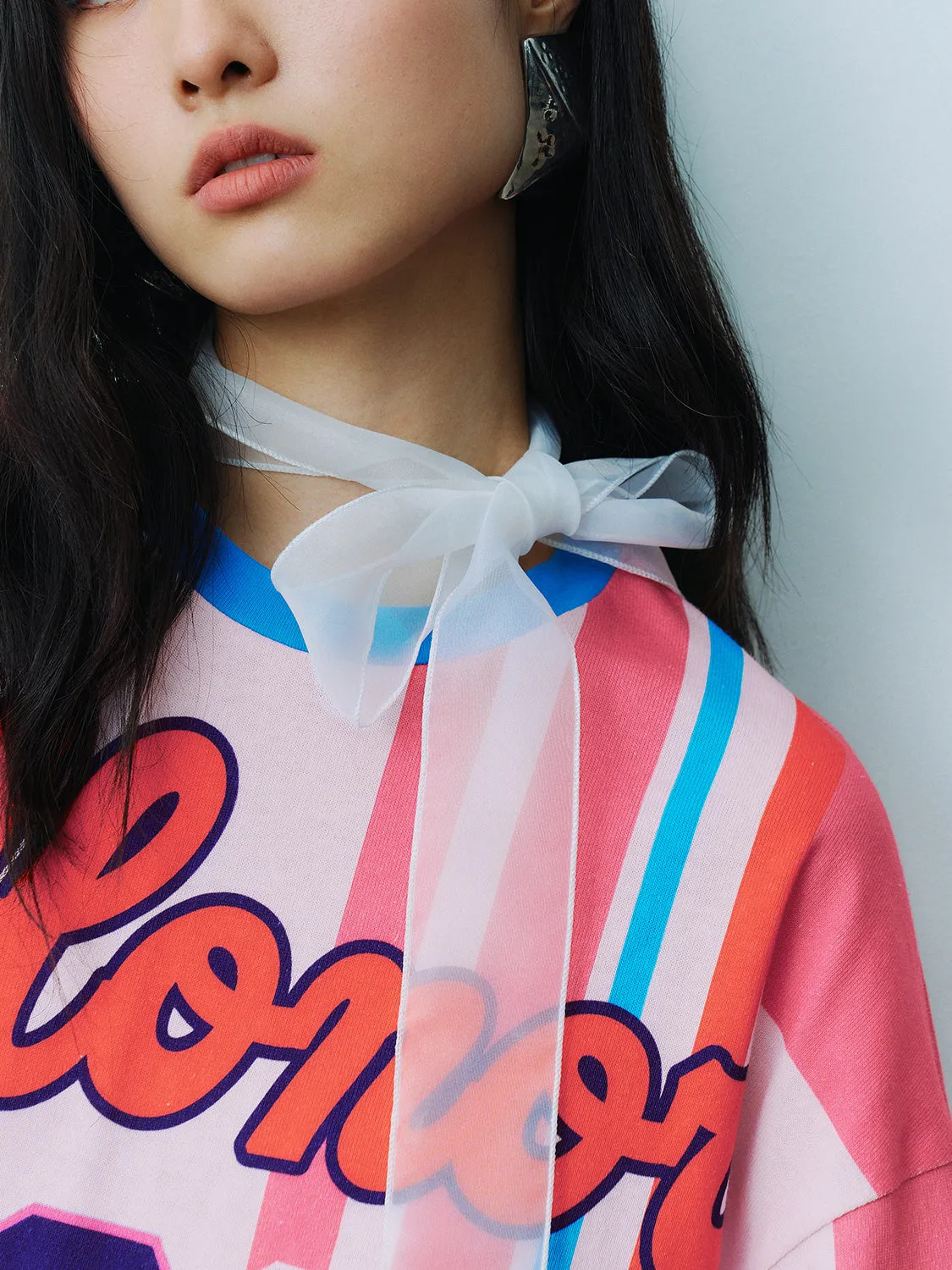 Loose Long Sleeve T-Shirts sold by Urban Revivo product image thumbnail 5