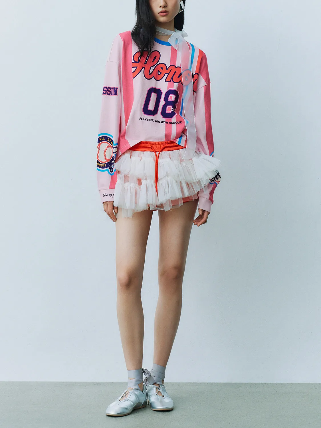 Loose Long Sleeve T-Shirts sold by Urban Revivo product image thumbnail 4