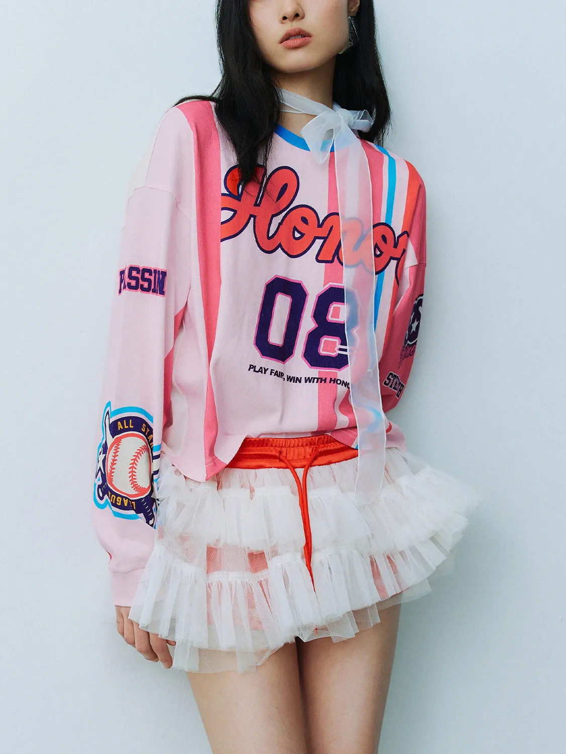 Loose Long Sleeve T-Shirts sold by Urban Revivo product image thumbnail 2