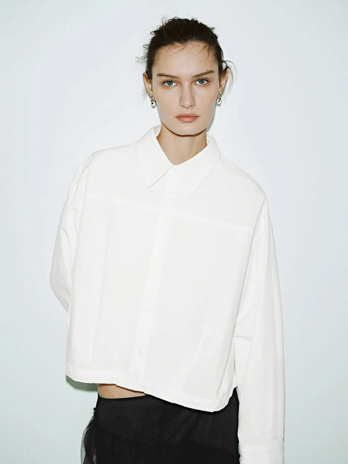 Loose Long Sleeve Shirts sold by Urban Revivo product image thumbnail 5