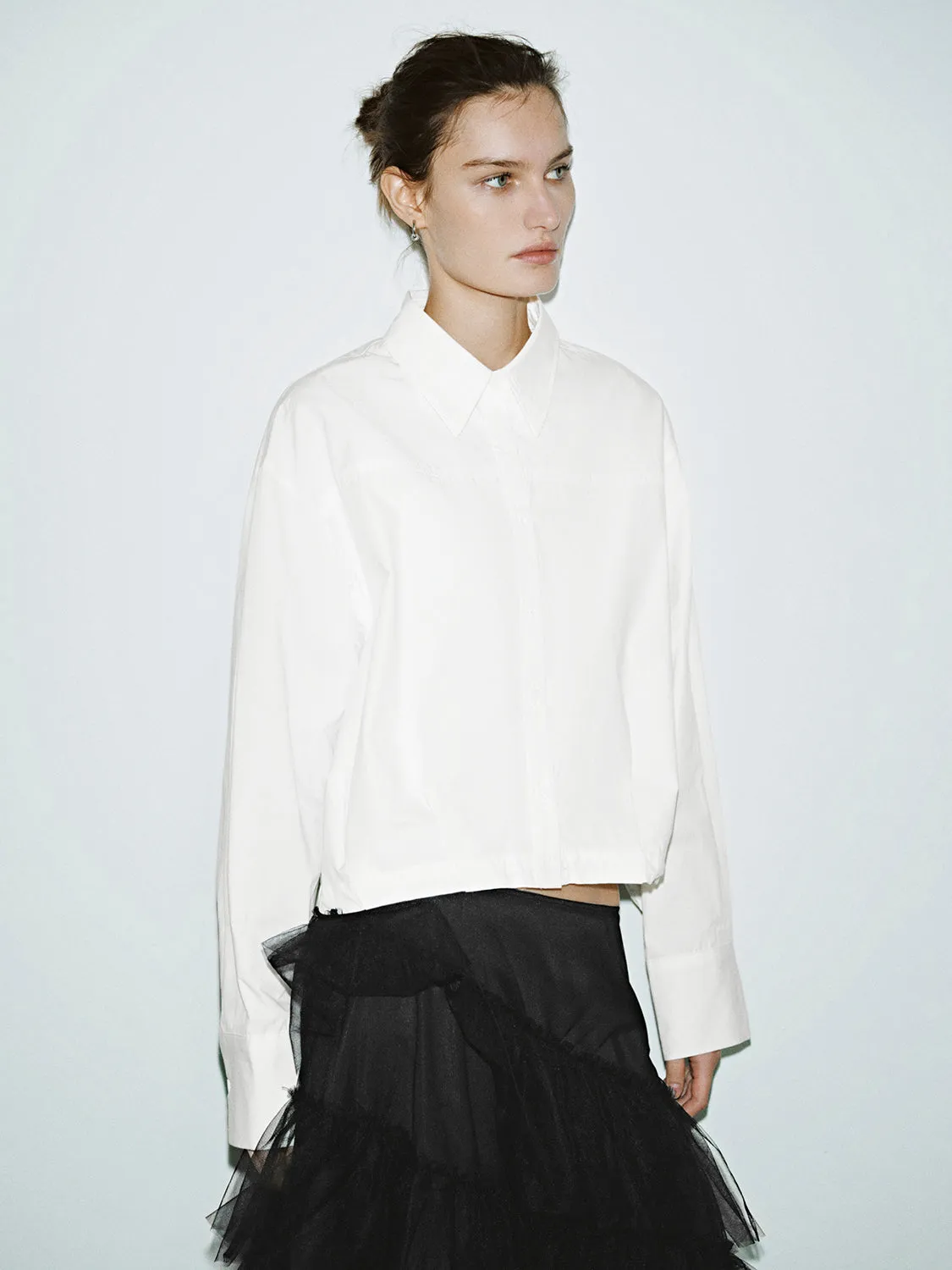 Loose Long Sleeve Shirts sold by Urban Revivo product image thumbnail 4