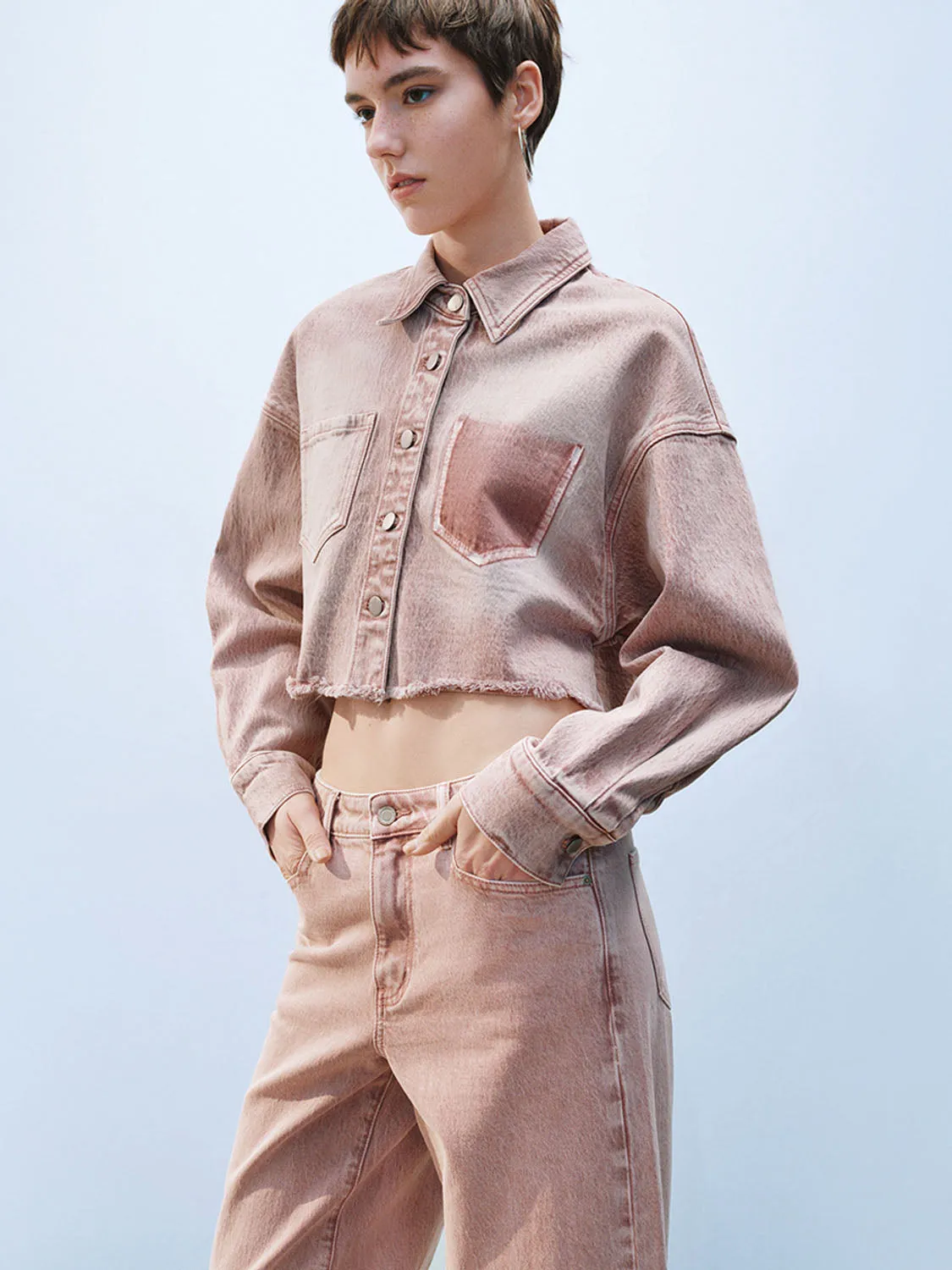 Loose Denim Shirts sold by Urban Revivo product image thumbnail 5