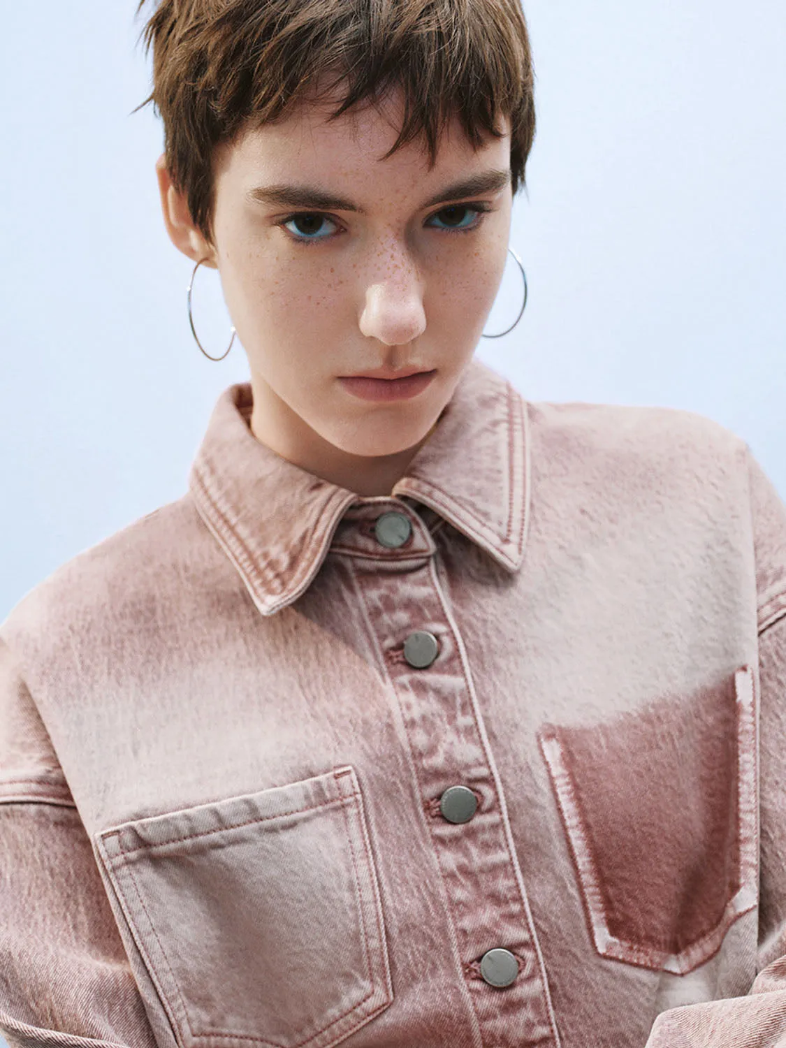 Loose Denim Shirts sold by Urban Revivo product image thumbnail 3