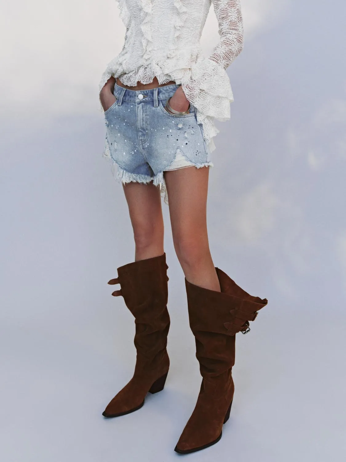 Leisure Denim Shorts sold by Urban Revivo product image thumbnail 3