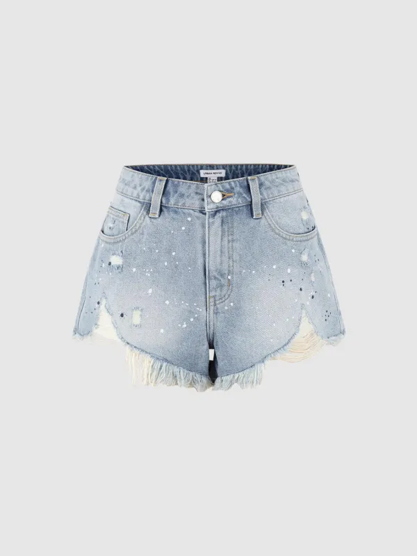 Leisure Denim Shorts sold by Urban Revivo