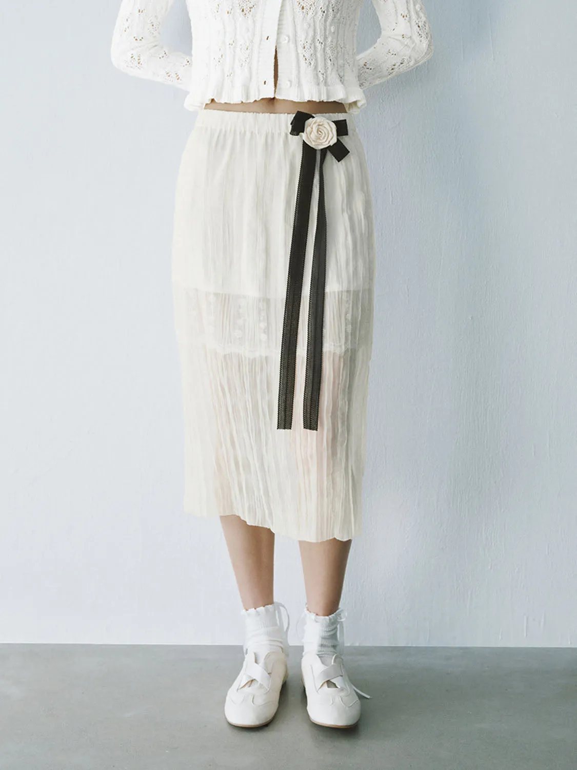 Lace Straight Skirts sold by Urban Revivo product image thumbnail 2