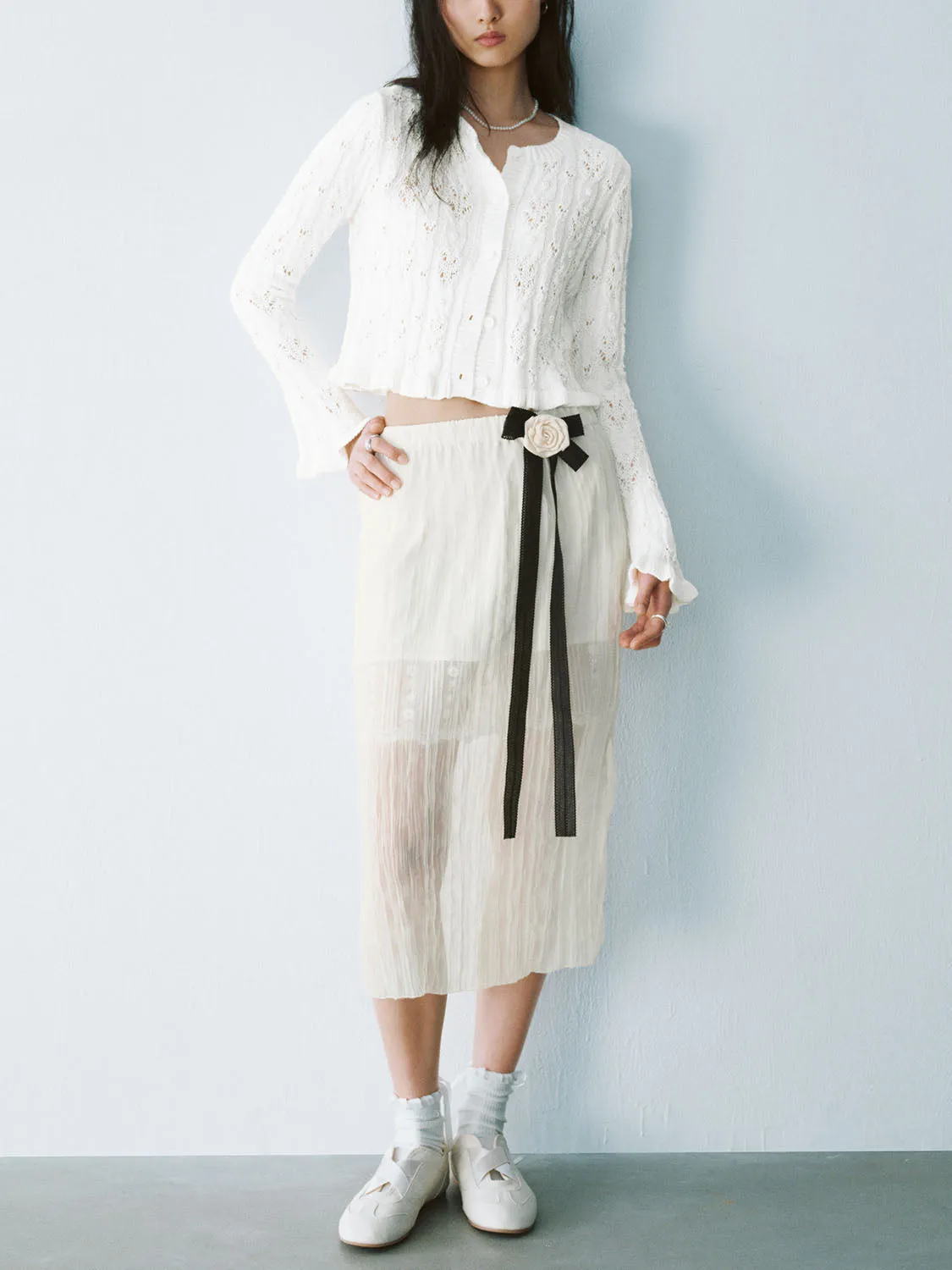 Lace Straight Skirts sold by Urban Revivo product image thumbnail 5