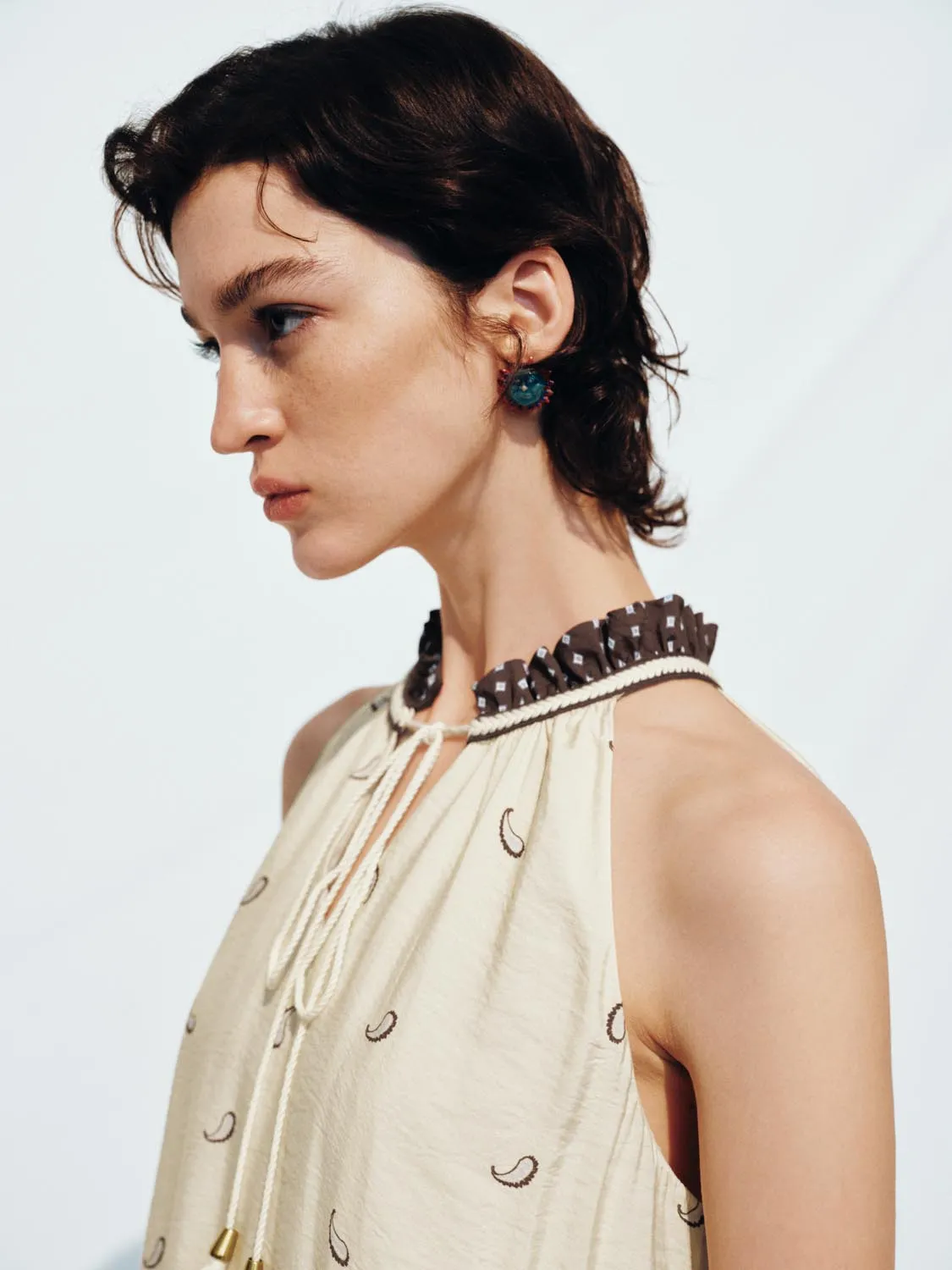 Halter Neck A-Line Maxi Dresses sold by Urban Revivo product image thumbnail 3